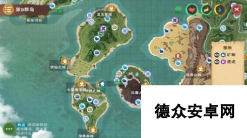 创造与魔法7月13日新版本地图 地图资源分布